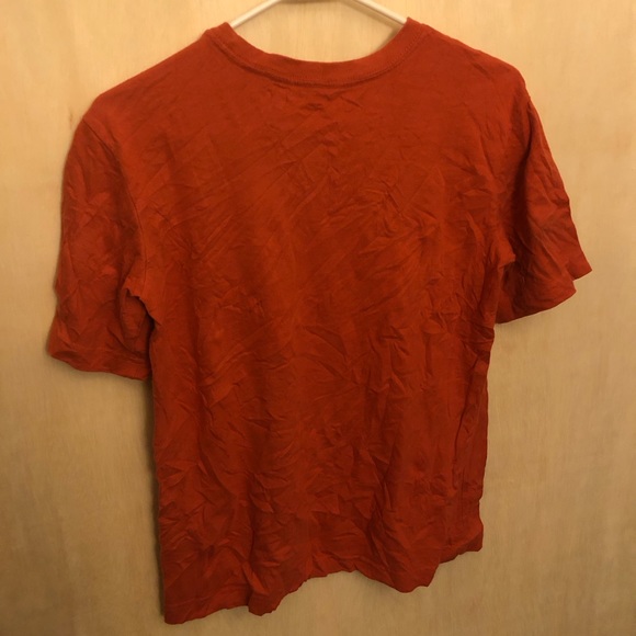 Cherokee Womens Orange Plain T-Shirt Size L - Picture 2 of 3